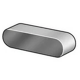 Zoro Select Wwg-37006 Oversized Machine Key, Round End, Steel, Plain, 1 ...