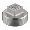 thumbnail image 1 of Manufacturer Varies 1" MNPT 304 SS Square Head Plug 40SQ112N010, 1 of 1