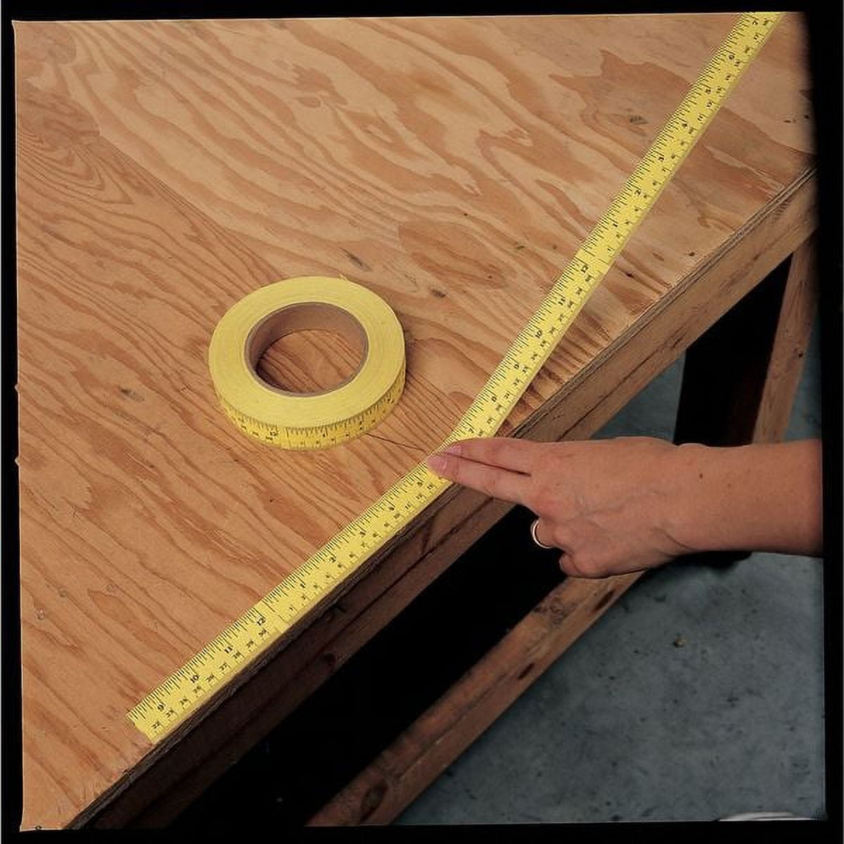 1 pc, Zoro Select 500 in Adhesive Tape Measures, 1 in Blade
