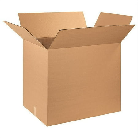 ZoroSelect Corrugated Boxes, 24" x 18" x 36", Kraft, 10/Bundle