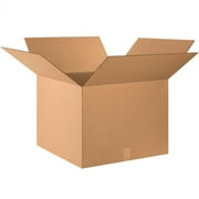 ZoroSelect Corrugated Boxes, 24 x 24 x 18, Kraft, 10/Bundle