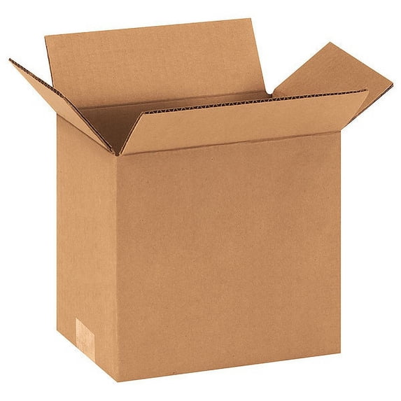 ZoroSelect Corrugated Boxes, 9" x 6" x 9", Kraft, 25/Bundle