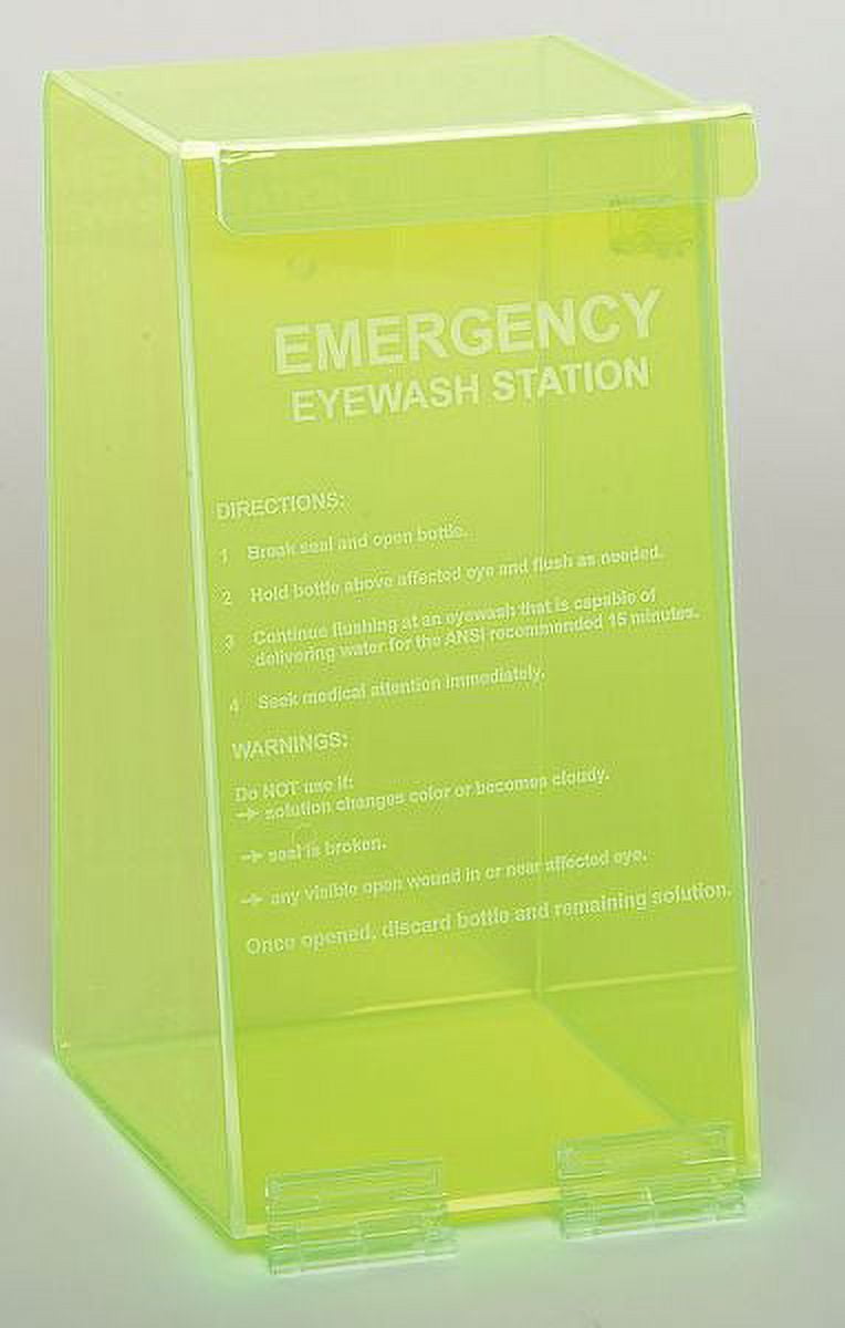 ZoroSelect Eyewash Station in Fluorescent Green