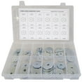 thumbnail image 1 of ZoroSelect Fender Washer Assortment, Steel, Zinc Plated Finish, 143 PCS, 1 of 1
