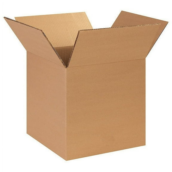 ZoroSelect Heavy-Duty Boxes, 14" x 14" x 14", Kraft, 25/Bundle