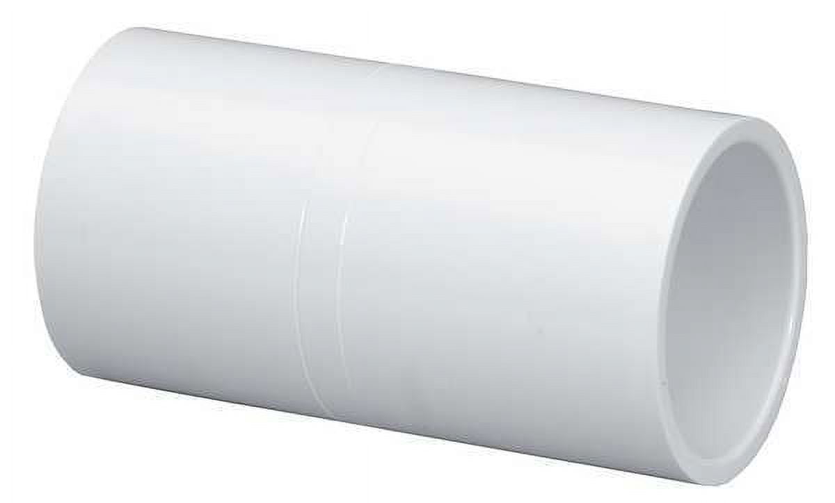 ZoroSelect PVC Deep Socket Coupling, Socket x Socket, 3 in Pipe