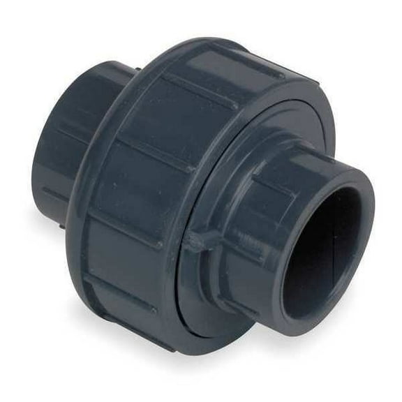 ZoroSelect PVC Union, Socket x Socket, 4 in Pipe Size