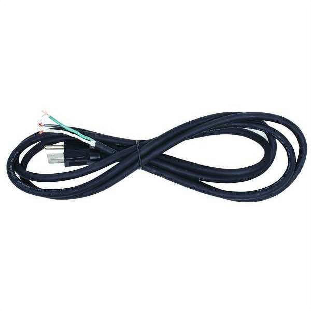 ZoroSelect Power Cord, 5-15P, SJO, 8 ft., Blk, 10A, 18/3