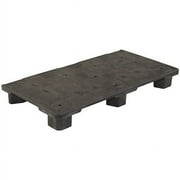 ZoroSelect Recycled High Density Polyethylene Pallet, 48 in L, 24 in W, 5 1/2 in H