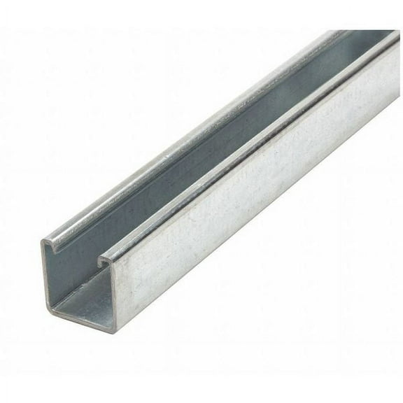 ZoroSelect Strut Channel, Pre-Galvnzd Steel, Solid