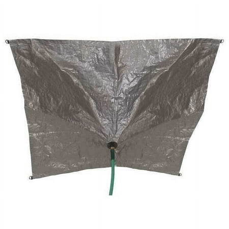 Tarpaulin,Drainage,Cut Size 5x5Ft 3ZRU3