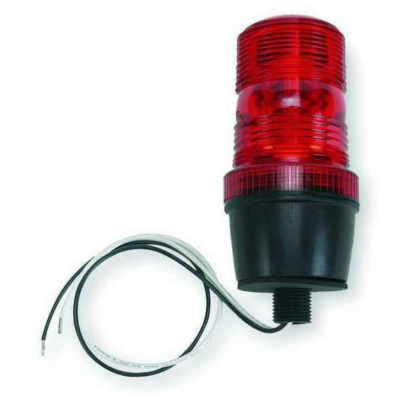 ZoroSelect Warning Light, Strobe Tube, Red, 120VAC