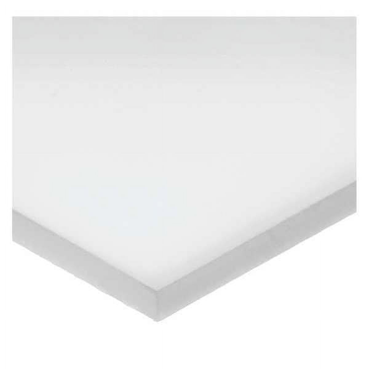 UHMW Polyethylene Rod - White, 1-1/2 Inch Diameter, 1 Foot Length