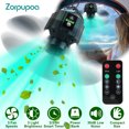 thumbnail image 1 of Zorpupoa 1Pc Portable Camping Ceiling Fan with Remote Control 10400mAh Power Bank 3 Speeds 3 Light Modes Smart Timer – USB Rechargeable Hanging Fan for Tents Emergencies Outdoor, 1 of 10