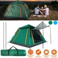 thumbnail image 1 of Zorpupoa 4-5 Person Family Camping Tent, Easy Setup Waterproof Camping Tent with 2 Mosquito Nets Windows, Green, 1 of 15