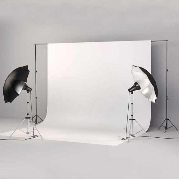 Zorpupoa 6.5x10FT Heavy Duty Adjustable Photo Video Backdrop Stand Background Support System with Carrying Bag & Clamps for Studio Photography