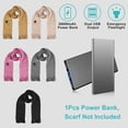 thumbnail image 1 of Zorpupoa Heated Scarf Power Bank 20000mAh USB Power Bank for Heated Vest Jacket Pants 5V/2.1A, Black, 1 of 7