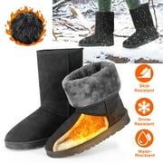 Zorpupoa Snow Boots for Women, Waterproof Warm Mid-Calf Winter Snow Boots with 1.18in TPC Outer Sole