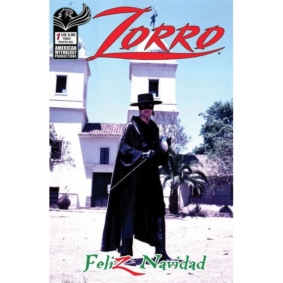 Zorro Feliz Navidad #1B VF ; American Mythology Comic Book