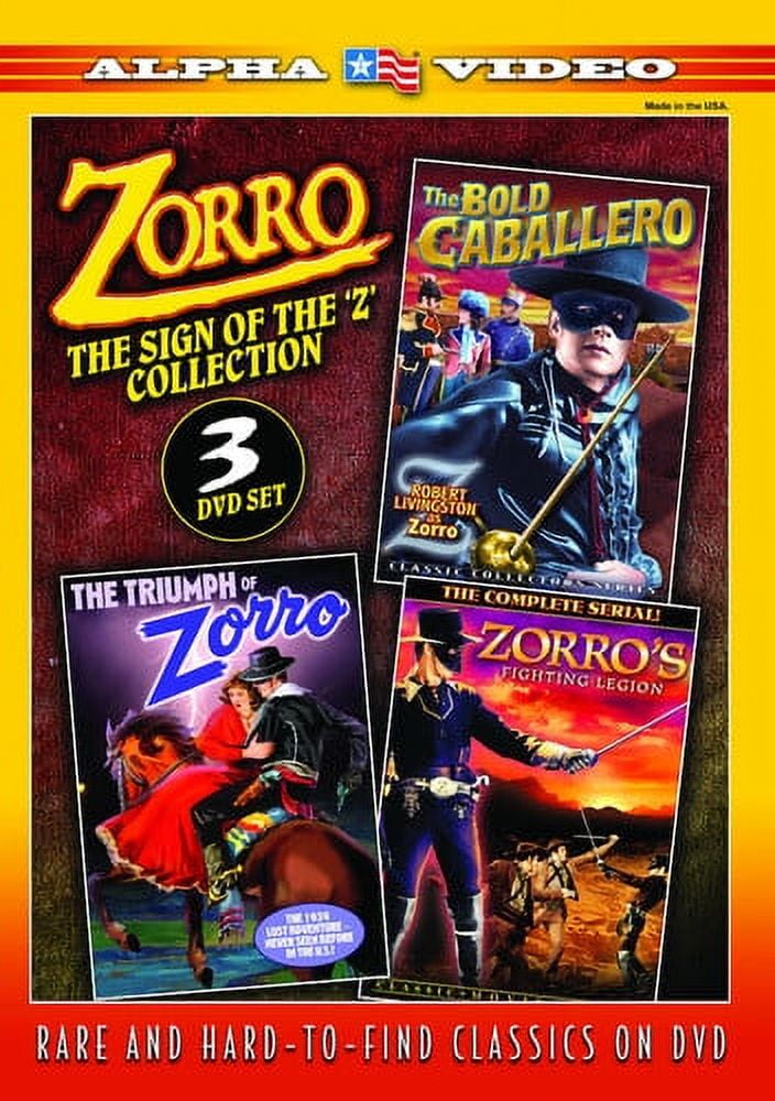 Zorro: The Sign of the Z Collection (DVD), Alpha Video