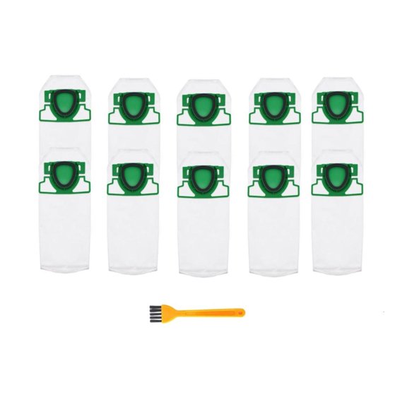 Zorvai 10Pcs Large Capacity Replacement Dust Bags for Kobold VB100 FP100 Vacuum