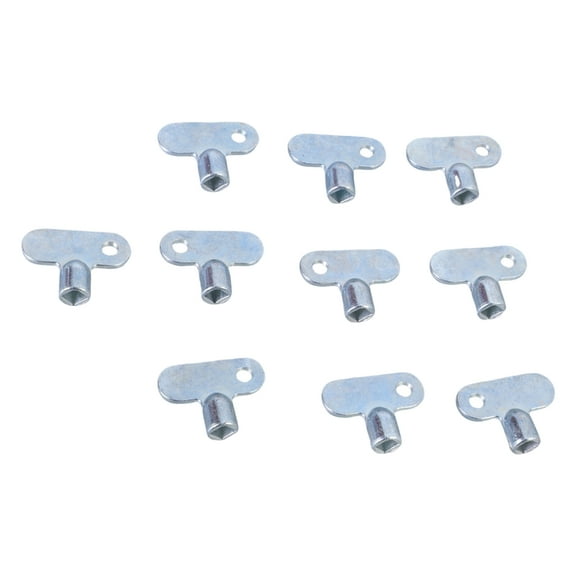 Zorvai 10Pcs Radiators Valves Key Heater Wrench Radiators Water Tap Plumbing Bleeder Key