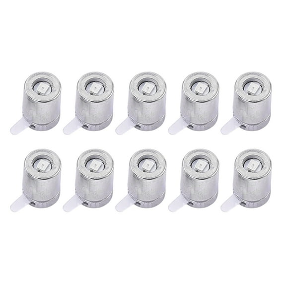 Zorvai 10Pcs Small Spotlights Colorful Small LED Light Bulb for Decorating Dollhouses