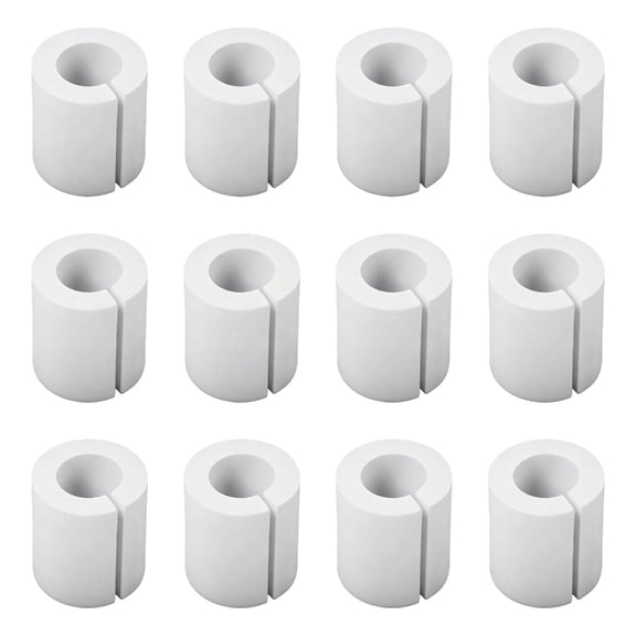 Zorvai 12Pcs Curtain Spacers Drapery Spacers No Need to Dismantle the Rod