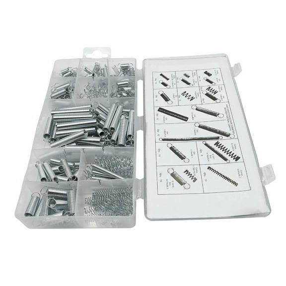Zorvai 200pcs Compression Spring Assortment Comprehensive for Workshops & Garages