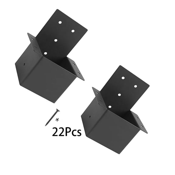 Zorvai 2Pcs 4x4in Rafter Post Brackets Pergola Kits Stainless Steel Pergola Brackets