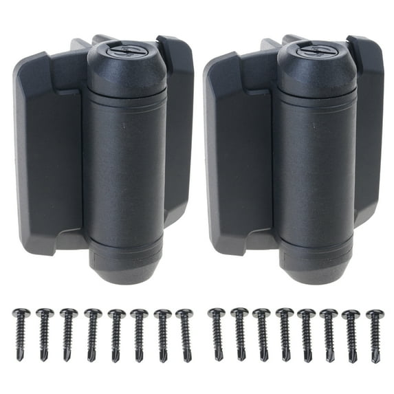 Zorvai 2Pcs Auto Closing Gate Hinge Hardware Heavy Duty Weatherproof Gate Hinges for Auto Closing Metal,W00dGates Enduring