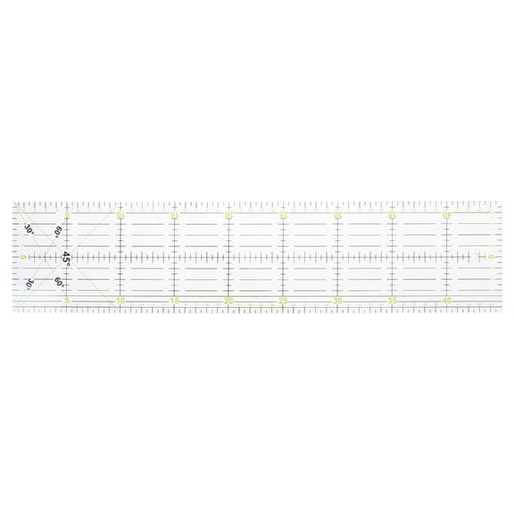 Zorvai 30/45/60cm Quilting Sewing Patchwork Ruler Cutting Tool Thick Transparent DIY