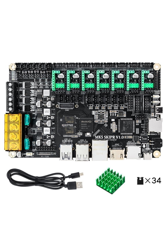 3D Printer Accessories MKS SKIPR Klipper Integrated Board with Quad-core 64bit Support For EMMC for for Raspberry Voron