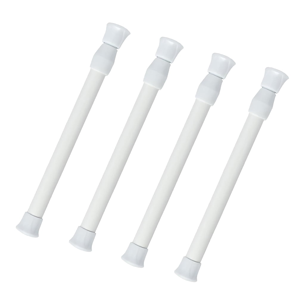 Flexi Rods Pvc Zorvai 4 Pieces Multiple Purpose Shower Curtain Rods Flexible PVC ...