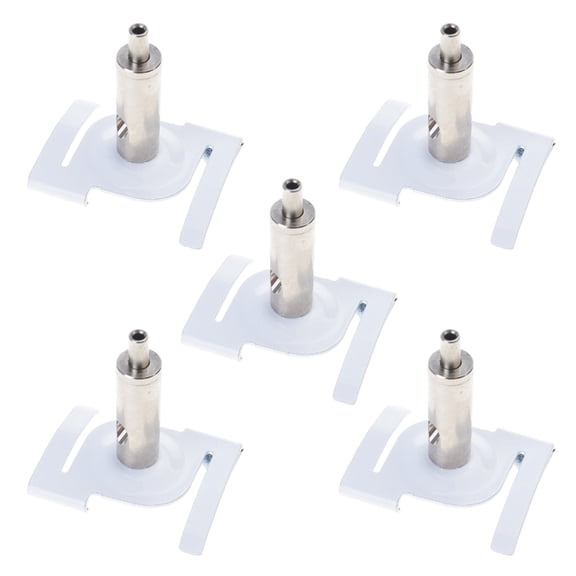 Zorvai 5Pcs Stainless Steel Ceiling Grid Mounting Clips Adjustable T Bar Fixture Clamps for Customizable Lighting Configurations