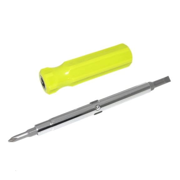 Zorvai 6 in 1 Screwdriver 1/4 8mm Slotted Screwdriver Durable High Strength Screwdrivers Manual Spanners Repair Tool