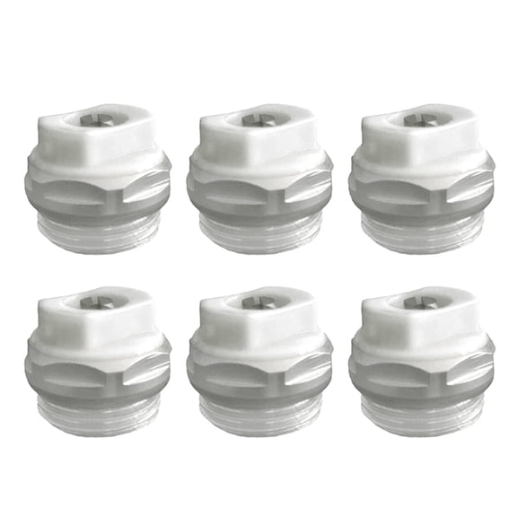 Zorvai 6Pcs Radiator Air Vent Valves with Seal 3/8inch Radiator Air Release Valves