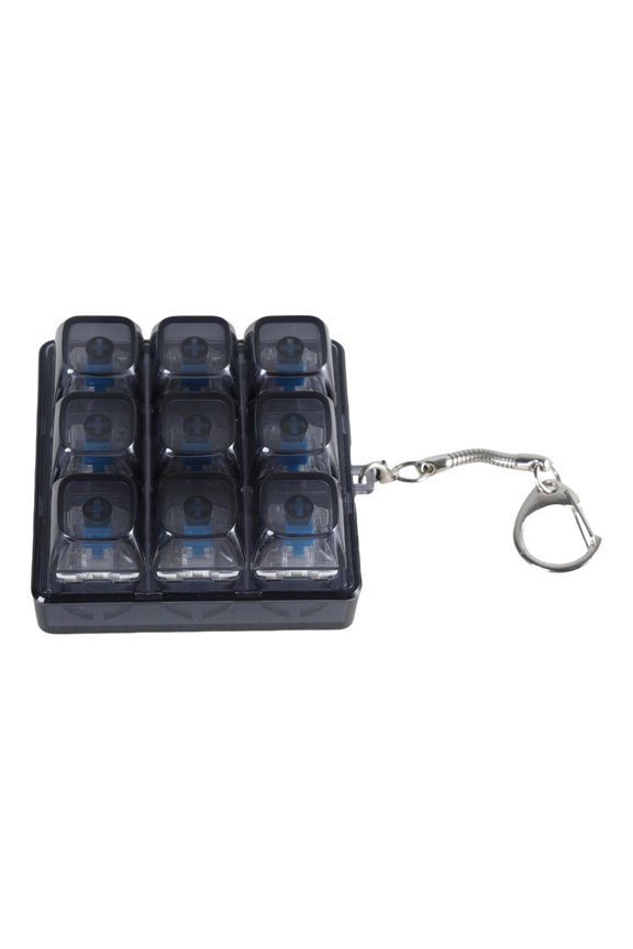 9Key XDA Profile Translucent Keycap Tester Lightless Switches Keychains Tester