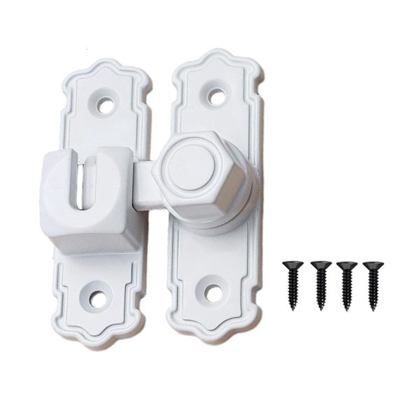 Zorvai Adjustable Angles Door Latches Barn Gate Security Flip Bolt Sliding Swing Lock set