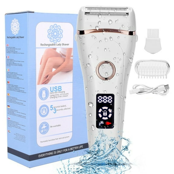 Zorvai Body Hair Removal Electric Shaver for Women Painless Waterproof Lady Epilator