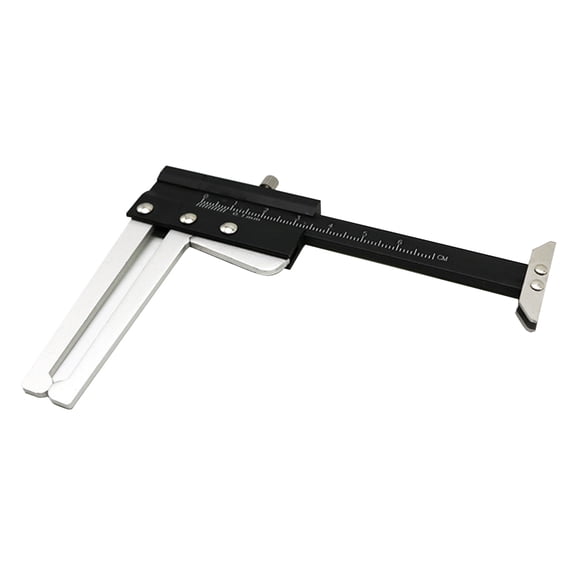 Zorvai Brake Disc Thickness Measuring Caliper Vernier Ruler Tyre Tire Tread Depth Gauge