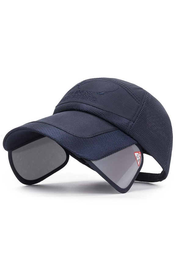 Breathable Extend Brim Fishing Hat Adjustable Baseball Caps for Outdoor Sports