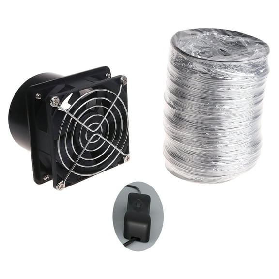 Zorvai Compact and Portable Fume Extractor Fan with Duct Pipe and Ventilation Tubing