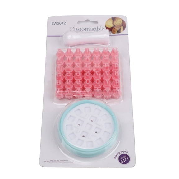 Zorvai Custom Letter Symbol Biscuits Cutters Cookie Stamps Fondant Pastry Mould