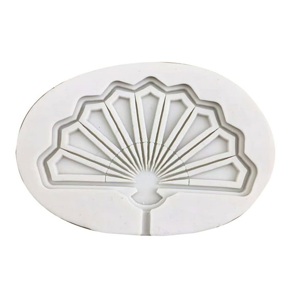 Zorvai DIY Folding Fan Shape Baking Mold Birthday Cookie Tools Cake Decorating Tools