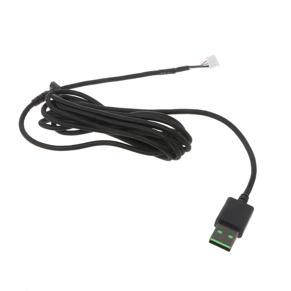 Zorvai Durable Nylon Braided Line USB Mouse Cable Replacement Wire DeathAdder