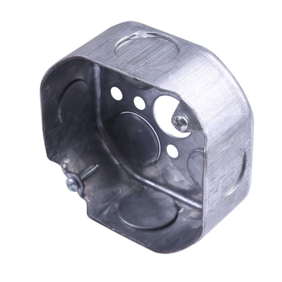 Zorvai Electrical Junction Box 4x4inch Deep 1/2 3/4 Inch Knockout Metal for Wiring