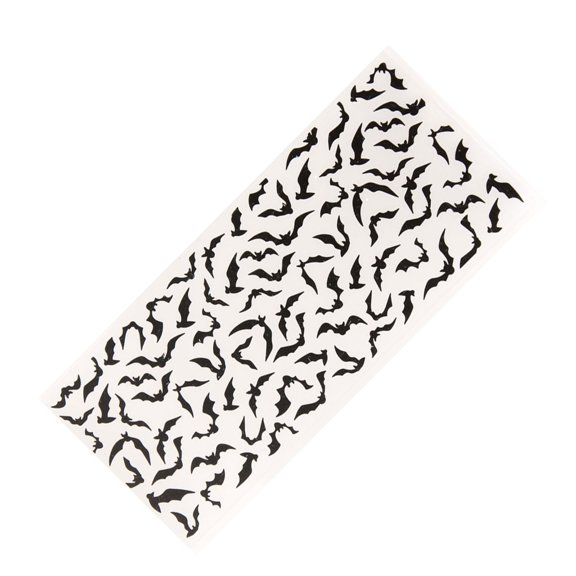 Zorvai Embossing FolderHa110weenBat Stencil Plate Card Making DIY Scrapbooking AlbumHa110weenBat Embossing Stencils Template for Christmas Card Making Scrapbooking