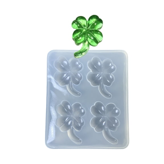 Zorvai Heat Resistant Clovers Silicone Mold Resin Art Crafting Effortless Demolding Process
