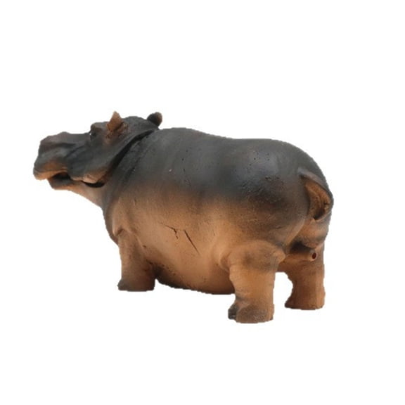 Zorvai Hippo Figurine Bubble Stone Bubbler Model Terrarium Landscape Aquariums Decors